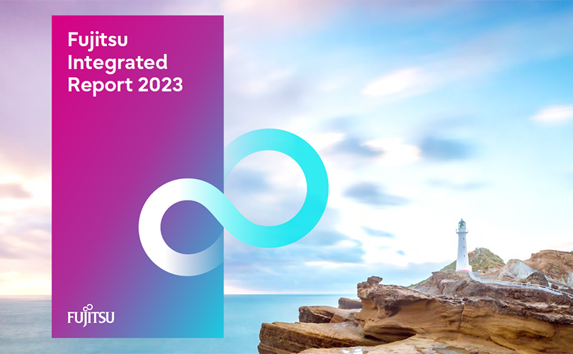 Fujitsu Integrated Report 2023 PDF cover
